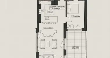 Apartamento 2 habitaciones en Danzig, Polonia