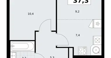 Appartement 2 chambres dans Postnikovo, Fédération de Russie