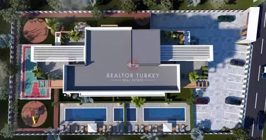 Квартира 4 комнаты с парковкой, с лифтом, с бассейном в Yesilkoey, Турция