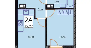 Appartement 2 chambres dans Minsk, Bélarus