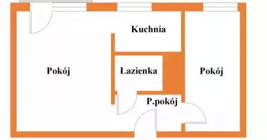 Квартира 2 комнаты в Згеж, Польша