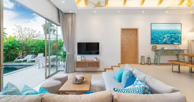 Villa 4 bedrooms with Double-glazed windows, with Furnitured, with Air conditioner in Phuket, Thailand