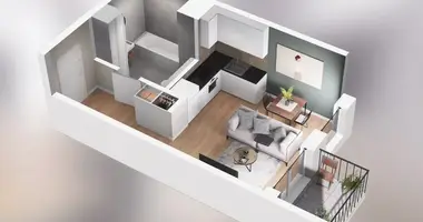 Apartamento 1 habitación en Poznan, Polonia