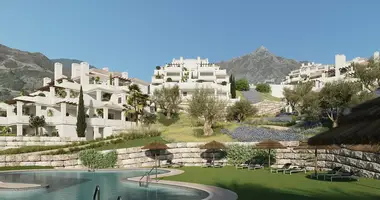 Penthouse 3 pokoi z Klimatyzator, z Widok na morze, z parking w Marbella, Hiszpania