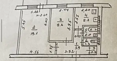 2 room apartment in Odesa, Ukraine