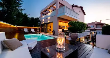 Villa 4 room villa with sea view, with swimming pool, with mountain view in Saint Spyridon, Greece