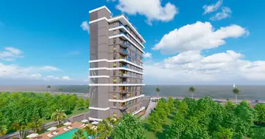 Penthouse 3 zimmer mit Balkon, mit Klimaanlage, mit Meerblick in Alanya, Türkei