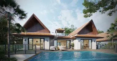 Villa 4 chambres avec Fenêtres double vitrage, avec Meublesd, avec Climatiseur dans Phuket, Thaïlande