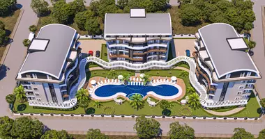 Ático Ático 3 habitaciones con Balcón, con Aire acondicionado, con estacionamiento en Alanya, Turquía
