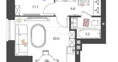 Apartment in Kstovsky District, Russia