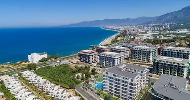Penthouse 4 rooms with balcony, with sea view, with mountain view in Mahmutlar, Turkey