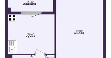 Mieszkanie 1 pokój w Mińsk, Białoruś