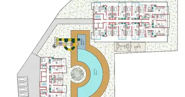 Penthouse 3 Zimmer mit Balkon, mit Klimaanlage, mit Meerblick in Mahmutlar, Türkei