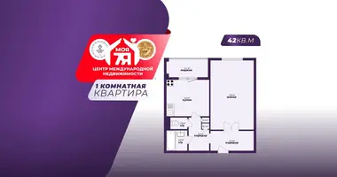 1 room apartment in Minsk, Belarus