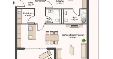 Wohnung 3 Schlafzimmer in Nordrhein-Westfalen, Deutschland