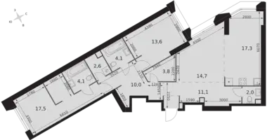 Appartement 3 chambres dans Konkovo District, Fédération de Russie