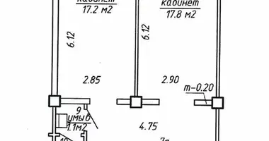 Oficina 30 m² en Minsk, Bielorrusia