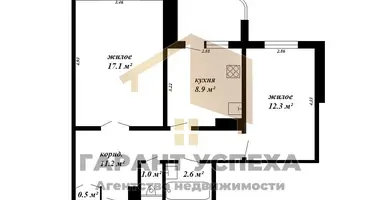 Mieszkanie 2 pokoi w Muchaviecki sielski Saviet, Białoruś