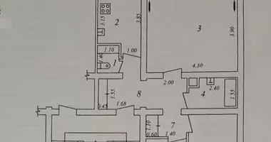 Квартира 3 комнаты в Ташкент, Узбекистан