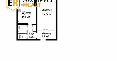 Apartamento 1 habitación en Brest, Bielorrusia