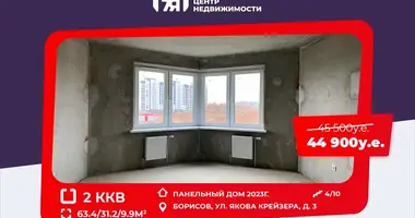 Apartamento 2 habitaciones en Borisov, Bielorrusia