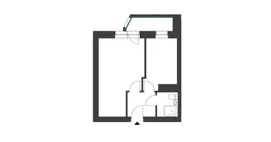 Wohnung 2 zimmer in Warschau, Polen