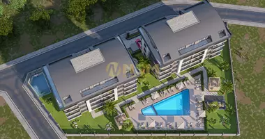 Doppelhaus 5 Zimmer mit Parkplatz, mit Meerblick, mit Schwimmbad in Karakocali, Türkei