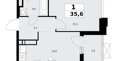 Appartement 1 chambre dans poselenie Sosenskoe, Fédération de Russie