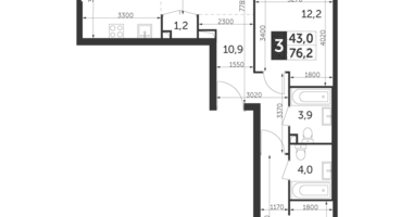 Appartement 3 chambres dans North-Eastern Administrative Okrug, Fédération de Russie