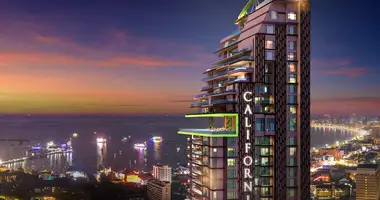 Condo 1 bedroom with Balcony, with Furnitured, with Elevator in Pattaya, Thailand