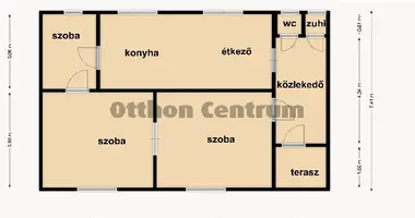 3 room house in Budapest, Hungary