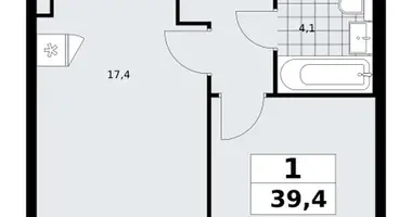 Квартира 1 комната в поселение Сосенское, Россия