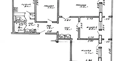 Apartamento 4 habitaciones en Minsk, Belarús