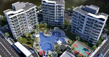 1 room apartment with balcony, with elevator, with air conditioning in Aksu, Turkey