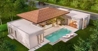 Villa 3 chambres avec Fenêtres double vitrage, avec Meublesd, avec Climatiseur dans Phuket, Thaïlande