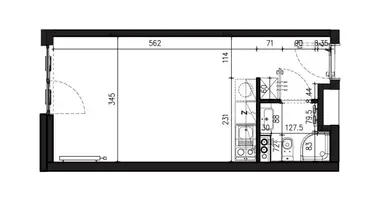 Wohnung 1 zimmer in Posen, Polen