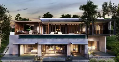 Villa 4 bedrooms with Balcony, new building, with Air conditioner in Phuket, Thailand