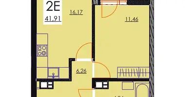 2 room apartment in Minsk, Belarus