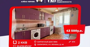 Apartamento 2 habitaciones en Saligorsk, Bielorrusia