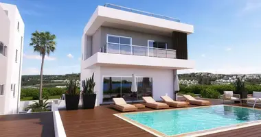 Villa 1 Zimmer mit Meerblick, mit Schwimmbad, mit Erste Küstenlinie in Peyia, Cyprus