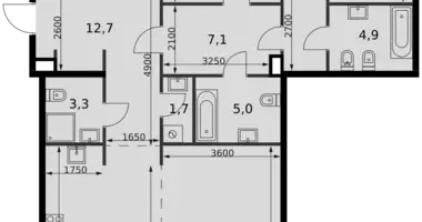 Appartement 3 chambres dans North-Western Administrative Okrug, Fédération de Russie