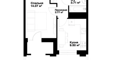 Квартира 2 комнаты в Ташкент, Узбекистан