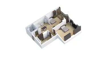 Apartamento 2 habitaciones en Batumi, Georgia