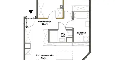 Квартира 3 комнаты в Марки, Польша