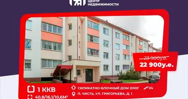 Квартира 1 комната в Чисть, Беларусь