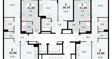 Appartement 1 chambre dans poselenie Sosenskoe, Fédération de Russie