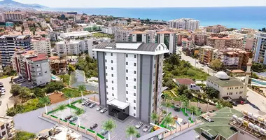 Duplex 3 rooms with parking, with elevator, with swimming pool in Karakocali, Turkey