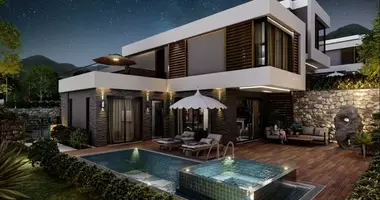 Villa  mit Balkon, mit Möbel, mit Klimaanlage in Alara, Türkei