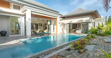 Villa 3 chambres avec Fenêtres double vitrage, avec Meublesd, avec Climatiseur dans Phuket, Thaïlande