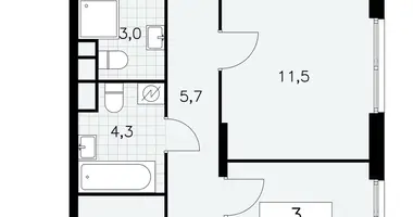 Appartement 3 chambres dans South-Western Administrative Okrug, Fédération de Russie